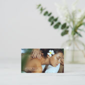 Schoonheidssalon SPA Aromatherapie Massage Salon Visitekaartje (Staand voorkant)