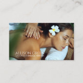 Schoonheidssalon SPA Aromatherapie Massage Salon Visitekaartje (Voorkant)