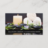 Schoonheidssalon SPA Aromatherapie Massage Salon Visitekaartje (Voorkant)
