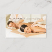 Schoonheidssalon SPA Aromatherapie Massage Salon Visitekaartje (Voorkant)