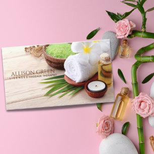 Schoonheidssalon SPA Aromatherapie Massage Salon Visitekaartje