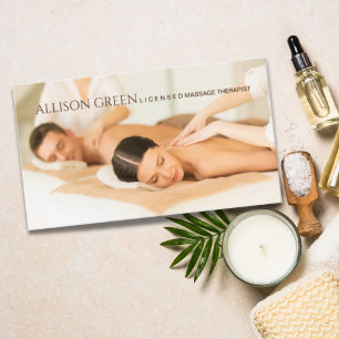 Schoonheidssalon SPA Aromatherapie Massage Salon Visitekaartje