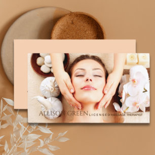 Schoonheidssalon SPA Aromatherapie Massage Salon Visitekaartje