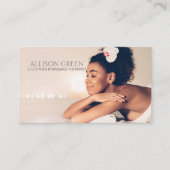 Schoonheidssalon SPA Aromatherapie Massage Salon Visitekaartje (Voorkant)