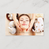 Schoonheidssalon SPA Aromatherapie Massage Salon Visitekaartje (Voorkant)
