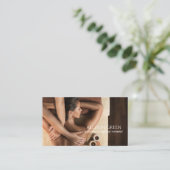 Schoonheidssalon SPA Aromatherapie Massage Salon Visitekaartje (Staand voorkant)