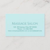 Schoonheidssalon SPA Massage Salon Aromatherapie Visitekaartje (Achterkant)
