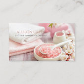 Schoonheidssalon SPA Massage Salon Aromatherapie Visitekaartje (Voorkant)
