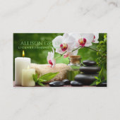 Schoonheidssalon SPA Massage Salon Aromatherapie Visitekaartje (Voorkant)