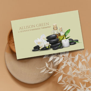 Schoonheidssalon SPA Massage Salon Aromatherapie Visitekaartje