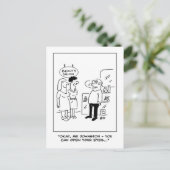 Schoonheidssalon verrassing briefkaart (Staand voorkant)