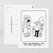 Schoonheidssalon verrassing briefkaart (Voorkant / Achterkant)
