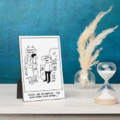 Schoonheidssalon Verrassing. grappig Fotoplaat (Zijkant)