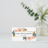 schoonheidssalon visitekaartje (Staand voorkant)