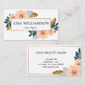 schoonheidssalon visitekaartje (Voorkant / Achterkant)