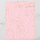 schoonheidssalon voor je logo op sterrenpatroon flyer (Achterkant)