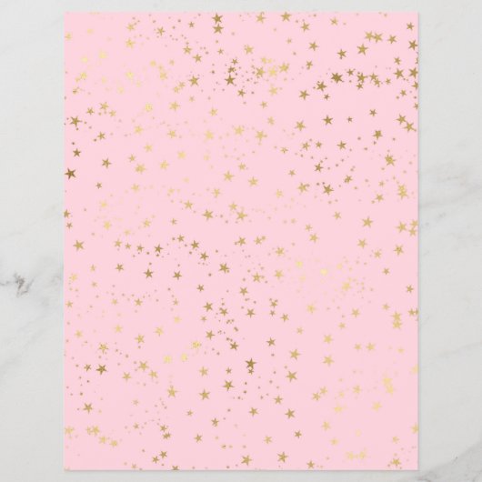 schoonheidssalon voor je logo op sterrenpatroon flyer (Achterkant)