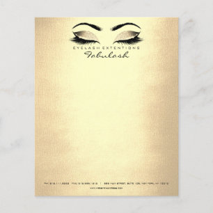 Schoonheidssalon Wimpers Make-up Stylist Artiest G Flyer