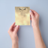 Schoonheidssalon Wimpers Make-up Stylist Champaign Flyer (Hand)