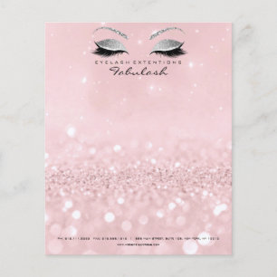Schoonheidssalon Wimpers Make-up Stylist Zilver Ro Flyer