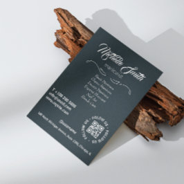 Schoonheidssalon Zwart Wit Grijs Grijs Script Lett Flyer