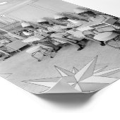 Schoonheidssalon, Zwart-wit  Kunst Poster (Hoek)