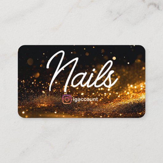 Schoonheidssalons Professionele QR-Code Nageltechn Visitekaartje (Achterkant)