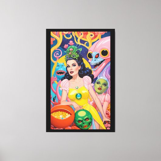 Schoonheidsscène van Halloween - Ken Gage Art Canvas Afdruk (Voorkant)