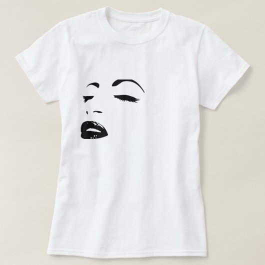 schoonheidssilhouet t-shirt (Design voorkant)