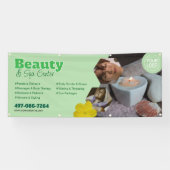 Schoonheidsspa Centrum Aanpasbare Banner (Horizontaal)