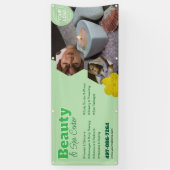 Schoonheidsspa Centrum Aanpasbare Banner (Verticaal)