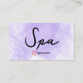 Schoonheidsspa Estheetician Visitekaartje (Achterkant)