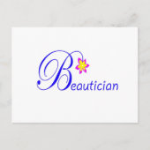 schoonheidsspecialist briefkaart (Voorkant)