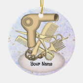 schoonheidsspecialist keramisch ornament (Voorkant)