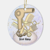 schoonheidsspecialist keramisch ornament (Links)