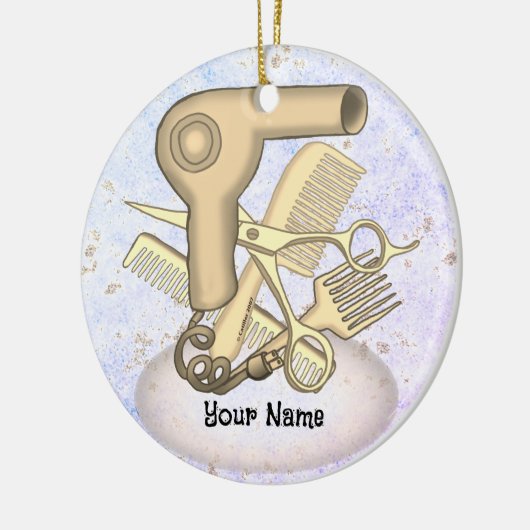 schoonheidsspecialist keramisch ornament (Links)