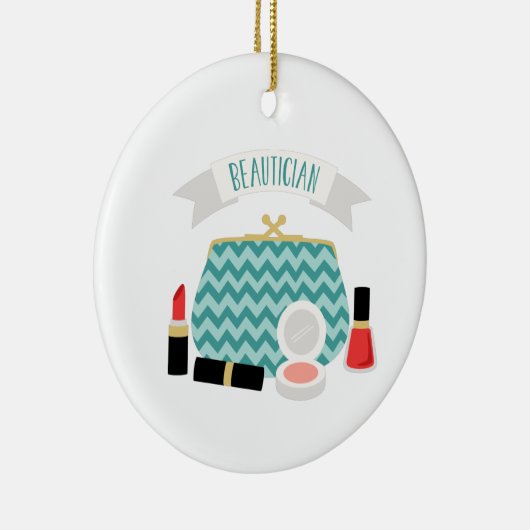 schoonheidsspecialist keramisch ornament (Rechts)