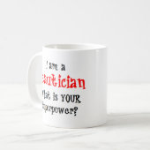 schoonheidsspecialist koffiemok (Voorkant links)