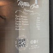 Schoonheidsspecialist Prijzenlijst Script Sociale Raamsticker