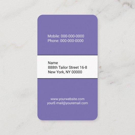 schoonheidsspecialist visitekaartje (Achterkant)