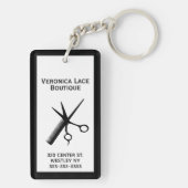 Schoonheidsspecialiste Crisp White Sleutelhanger (achterkant)