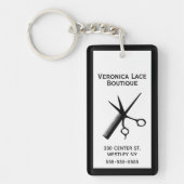 Schoonheidsspecialiste Crisp White Sleutelhanger (Voorkant)