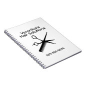 Schoonheidsspecialiste Design Business Salon Notitieboek (Rechterzijde)