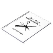 Schoonheidsspecialiste Design Business Salon Notitieboek (Linkerzijde)
