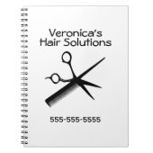 Schoonheidsspecialiste Design Business Salon Notitieboek (Voorkant)