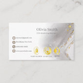  schoonheidsspecialiste Elegant Visitekaartje 3 (Voorkant)