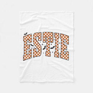 schoonheidsspecialiste geruit Halloween Estie Ski Fleece Deken
