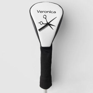 Schoonheidsspecialiste kam en schaar persoonlijk golfheadcover
