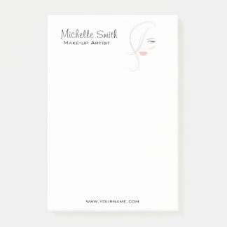 Schoonheidsspecialiste Moderne Elegante Roze Schoo Post-it® Notes