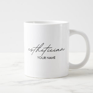 Schoonheidsspecialiste Notitieboek - Gepersonalise Grote Koffiekop
